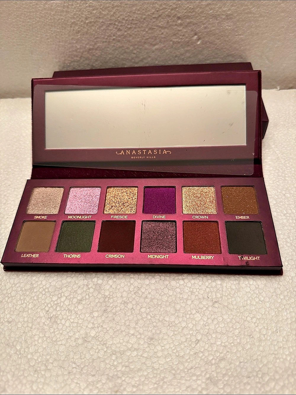Anastasia Beverly Hills Fall Romance Eyeshadow Palette Burgundy & Pink nwt